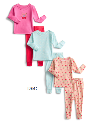 Wonder Nation Toddler Boys or Girls Cotton Long Sleeve Top and Pants Pajama Set, 6-Piece, Sizes 12M-5T