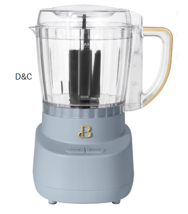 Beautiful 3-Cup Food Chopper, Cornflower Blue by Drew Barrymore