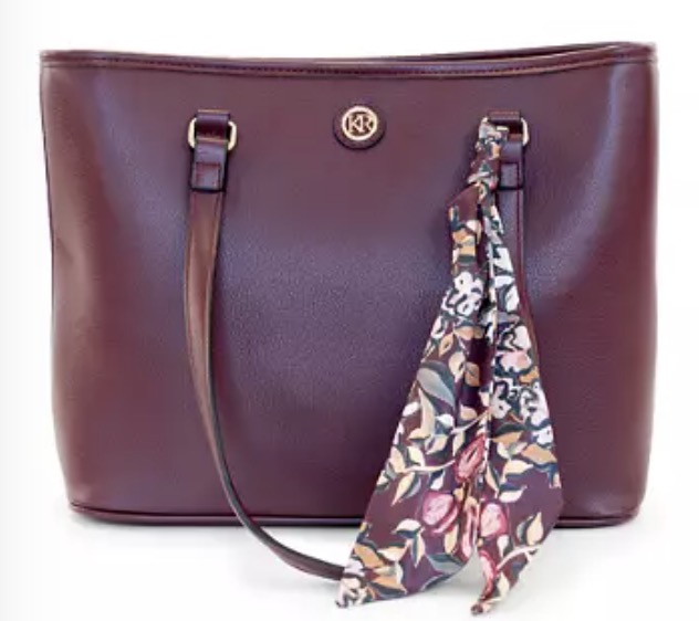 Kim Rogers® Pebble Tote with Scarf