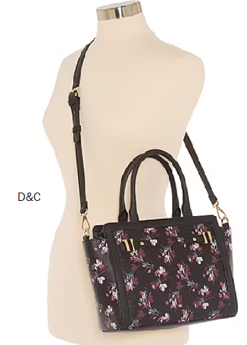 Liz Claiborne Mini Tuxedo Tote Bag