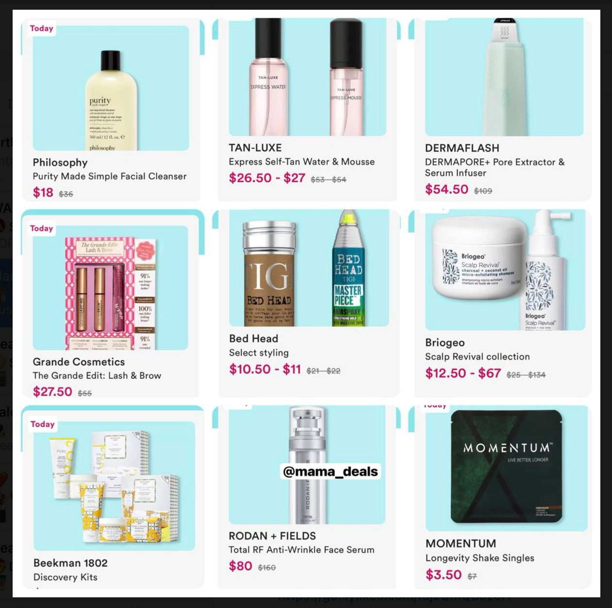 50% off Daily & Weekly Beauty Steals