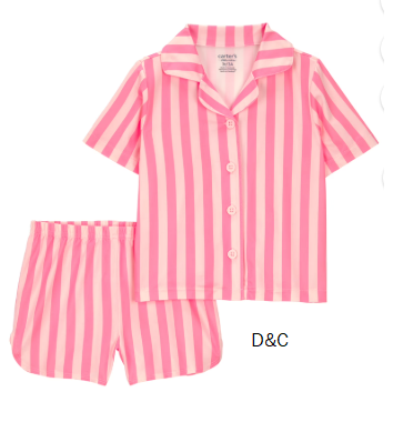 Carter’s Child of Mine Toddler Pajama Set, 2-Piece, Sizes 2T-5T