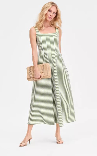 Women’s Bryn Sleeveless Striped Dress, Macy’s Exclusive