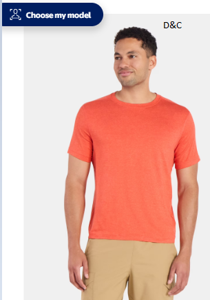 Athletic Works Men’s and Big & Tall Men’s Soft ButterCore Tee with Short Sleeves, Sizes S-5XL