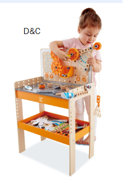 Hape Deluxe Scientific Workbench Wooden Inventor’s Experiment Building Set, 79 Piece Workshop, Gift Idea for Toddlers & Kids Ages 4+