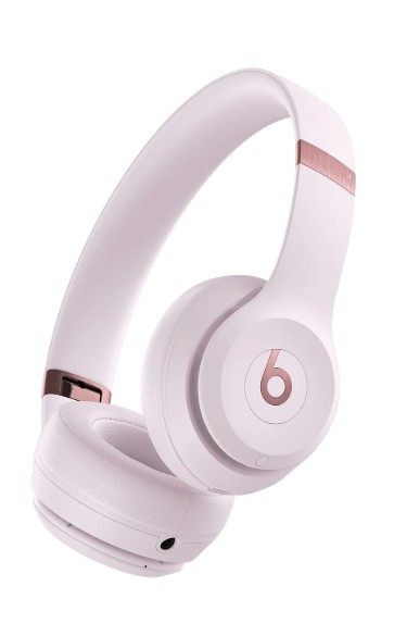 Beats Solo4 Wireless Headphones – On-Ear Wireless Headphones – Cloud Pink