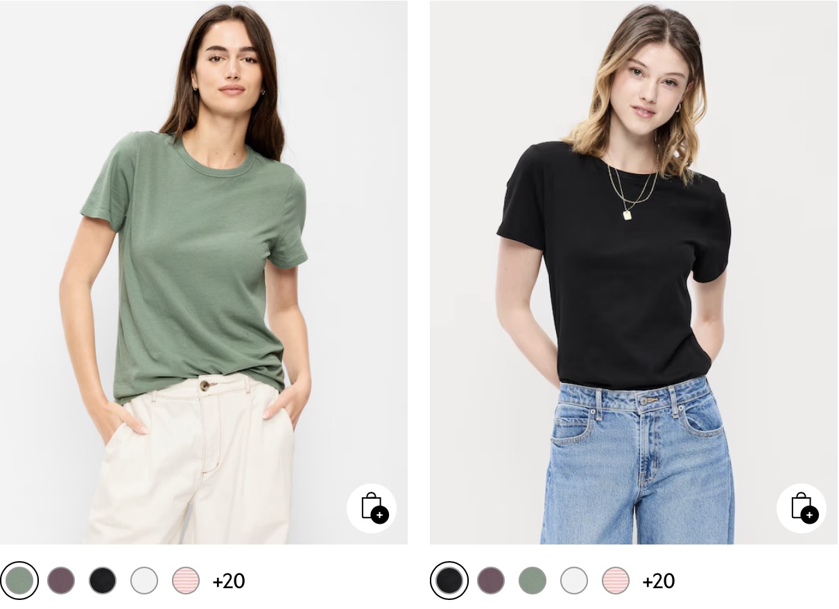 ALL T-SHIRTS at Old Navy today are ONLY $5 today!