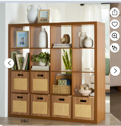 Better Homes & Gardens 16 Cube Storage Organizer, Acorn