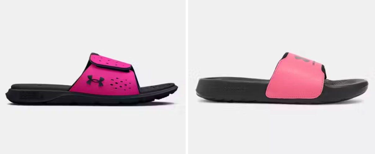 Under Armour Sandals & Slides from $9 (use codes EXTRA50+EXTRA10)
