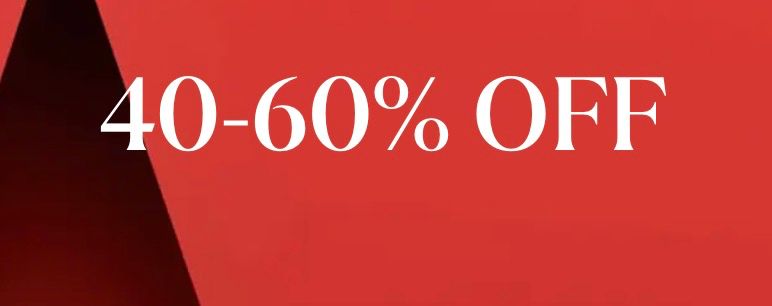 Macy’s: One day sale 40-60% off