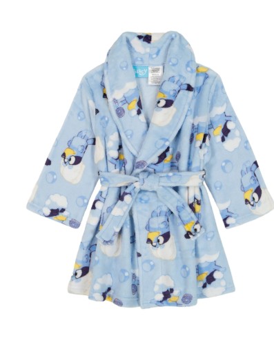 Bluey Toddler Boys Pajama Robe, Sizes 2T-5T