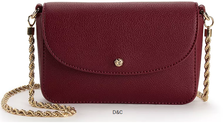 LC Lauren Conrad Ruthie Flap Crossbody Bag