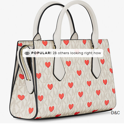 Michael Kors Outlet Sheila Small Embellished Signature Logo Satchel