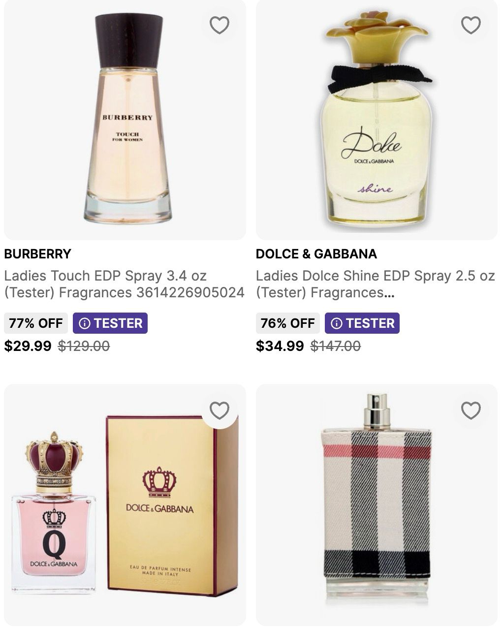 Up to 75% Off Designer Fragrances from Jomashop