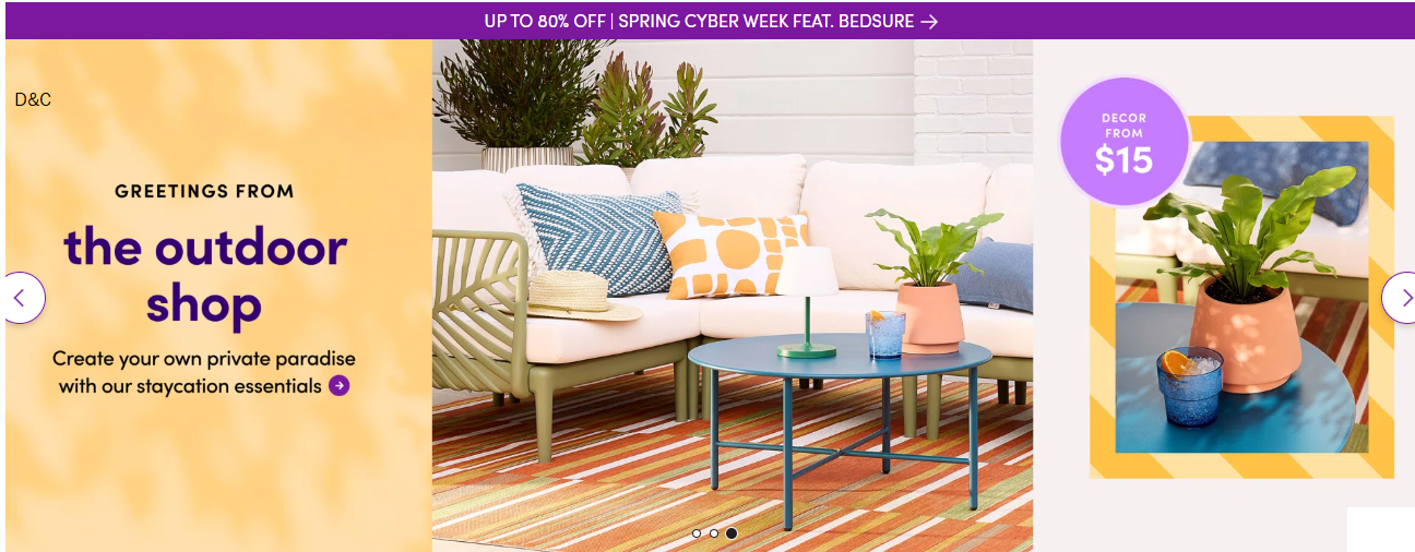 WAYFAIR SPRING SALE Upto 80% off