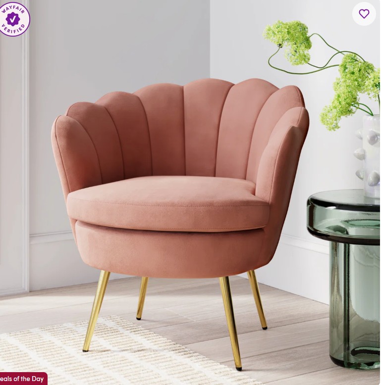 Hendrix Velvet Accent Chair