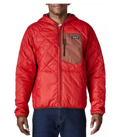 Patagonia Men’s Diamond Quilted Bomber Hoodie