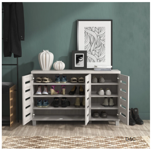 Millan 16 Pair Shoe Storage Cabinet