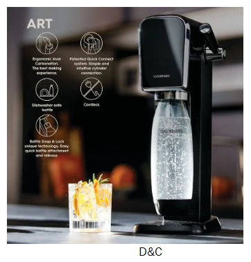 SodaStream – Art Sparkling Water Maker – Black