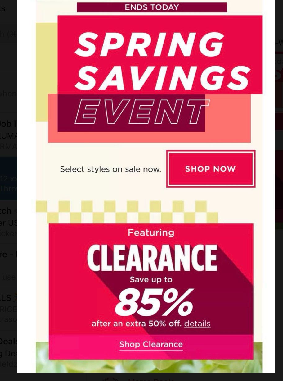 Last Day of Kohl’s Spring Event Sale Extra 50% off Clearance