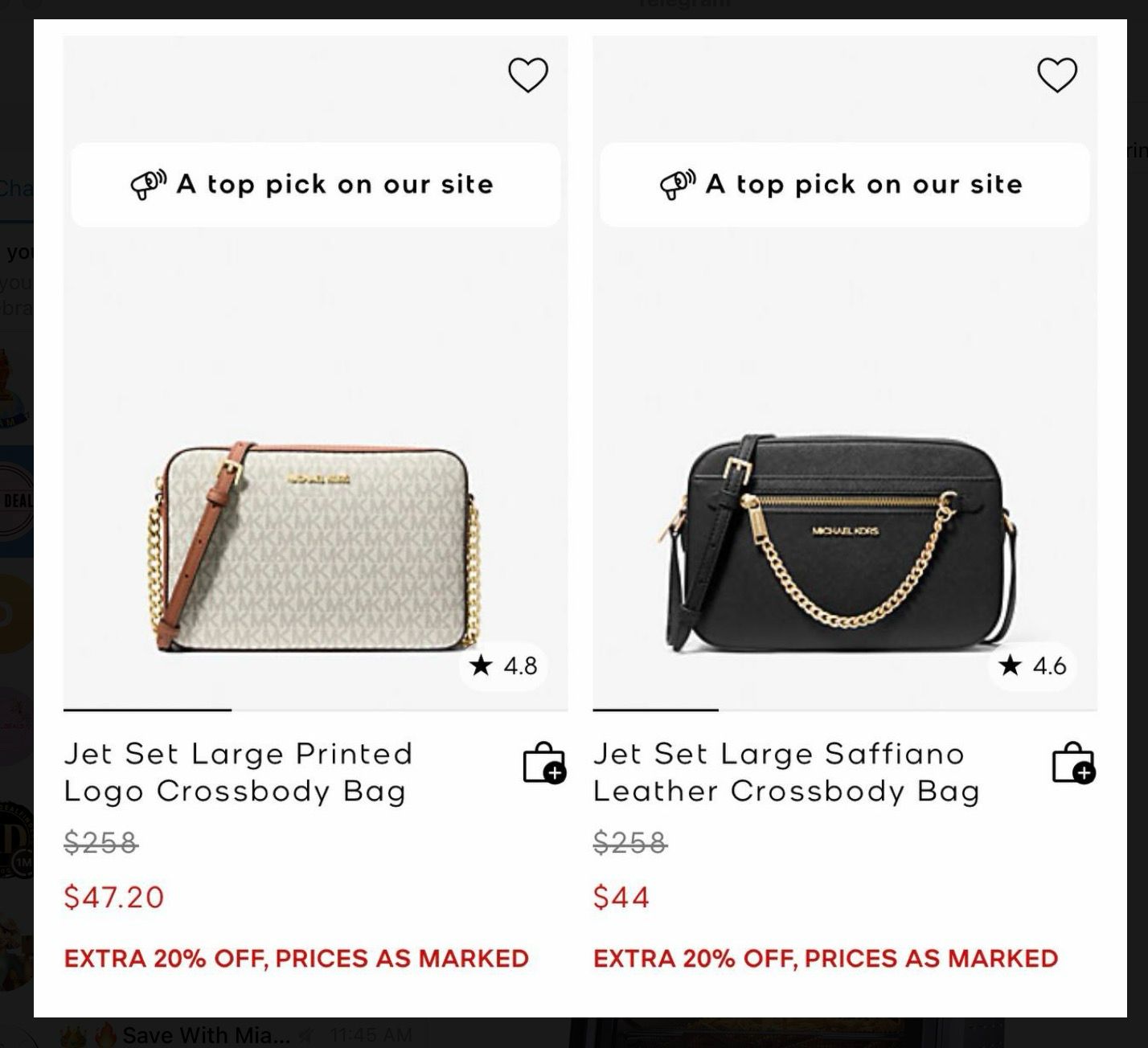 Michael Kors Crossbody under $100