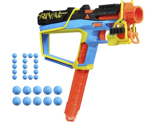 Nerf Rival Mirage XXIV-800 Blaster, 10 Nerf Rival Accu-Rounds, 8 Round External Magazine