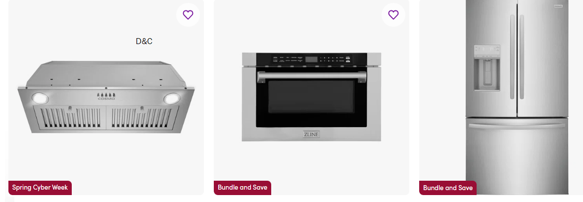 major-appliance deals UP TO 40% OFF