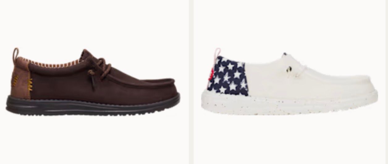 2 Pairs of Hey Dude Shoes $69 + Free shipping