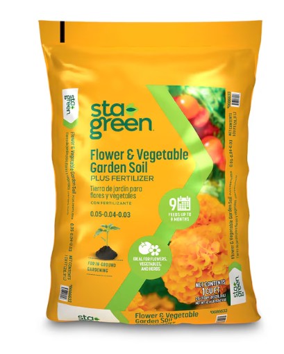 Sta-Green 1-cu ft Vegetable and Flower Garden Soil
