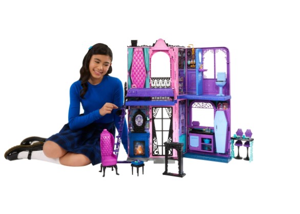 Monster High Boo-tique Hotel Doll House with Spooky Surprises in Every Room and 13+ Accessories