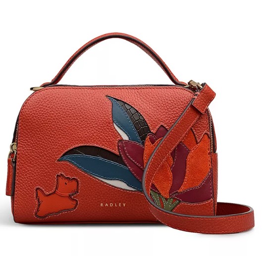 Nature Blooms Small Ziptop Crossbody Bag