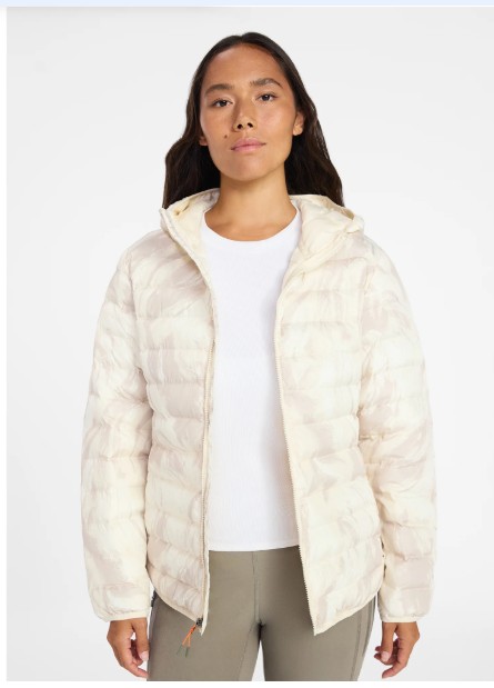 Ozark Trail Women’s and Women’s Plus Size Core Puffer Jacket with Hood, Sizes XS-3X