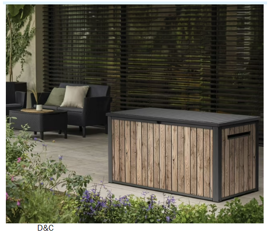 Keter Signature Collection 170 Gal. Deck Box for Indoor/Outdoor Storage