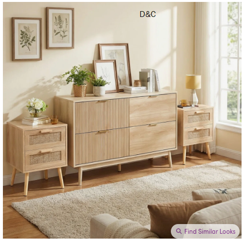 Bedroom Set (nightstand And Dresser)