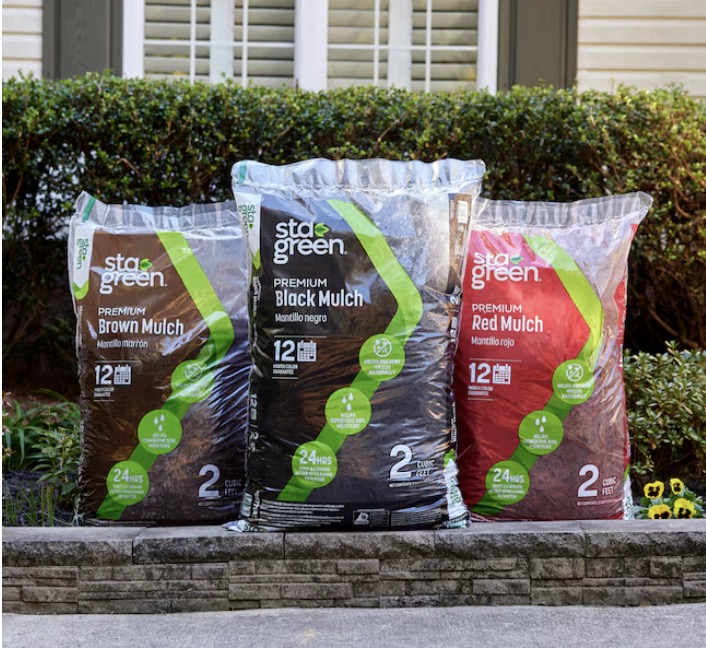 Sta-Green Premium 2-cu ft Mulch for only $2