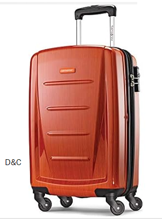 Samsonite Winfield 2 Hardside Expandable Luggage with Spinner Wheels, Orange, Carry-On 20-Inch