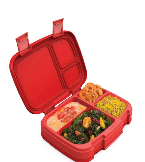 Bentgo Fresh – Leak-Proof, Bento Lunch Box for Adults and Teens, 4-Compartment Leak-Proof Design, Great for Portion Control