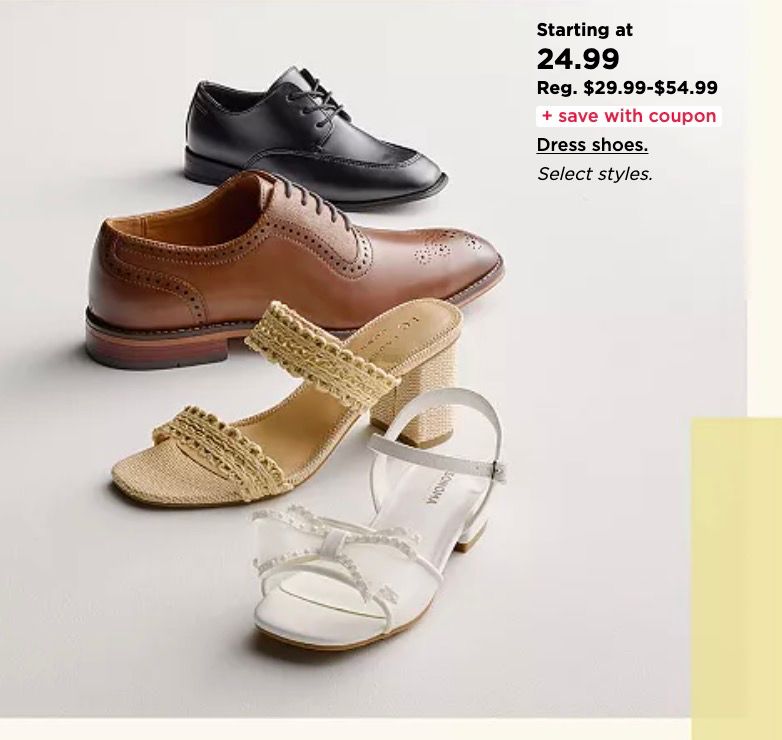 Kohl’s Shoes on Sale: Starting from $24.99