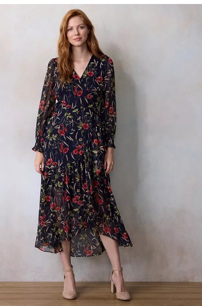 Women’s LC Lauren Conrad Long Wrap Maxi Dress