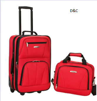 Rockland Fashion Softside Upright 2 Piece Luggage Set F102