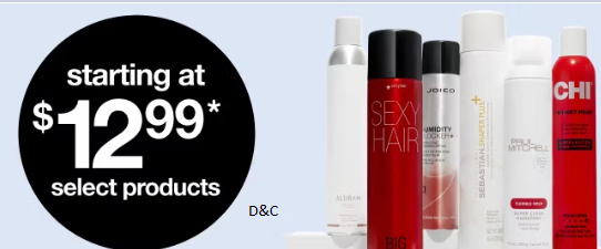 JCPenny SemiAnnual HairSpray Sale