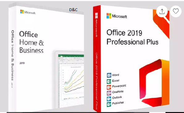 Microsoft Office 2019 Lifetime Professional Plus, Home & Business Deals for Windows or Mac (Up to 92%Off)