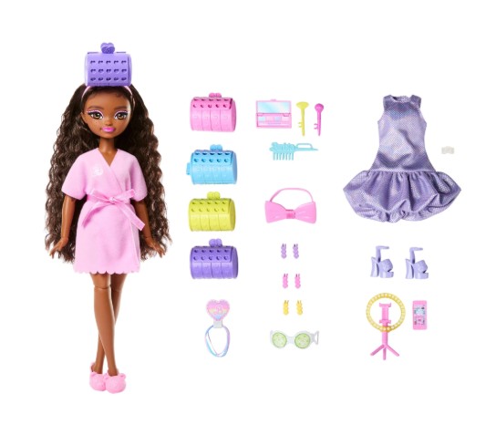 Barbie Dream Besties Brooklyn Fashion Doll with Surprise Accessories and 15+ Looks