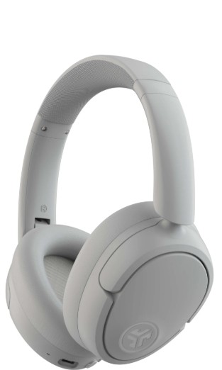 JLab JBuds Lux ANC Over-Ear Wireless Headphones, 70-Hour Battery, Cloud White