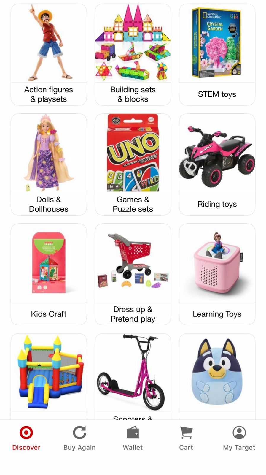 Toys on sale: Spend $30, Save $5, Spend $50, Save $10