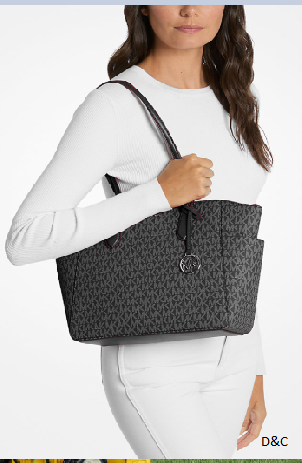 Michael Kors OutletMarilyn Medium Signature Logo Tote Bag