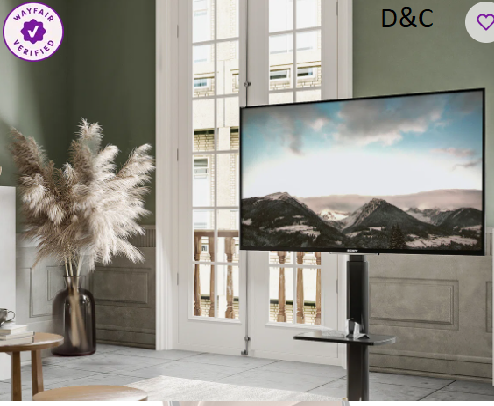 Abbing Floor Stand for 32-70 inch TV, Height Adjustment