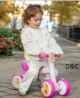 Jetson Bounce Balance Bike, Four Wheels, Ride on, Indoor and Outdoor, Lightweight, Ages 12-24 Months