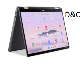 Acer – Chromebook Plus Spin 714 Laptop with Google AI – 14″ WUXGA Touch – Intel Core Ultra 5 115U – 8GB LPDDR5 – 256GB SSD – Steel Gray