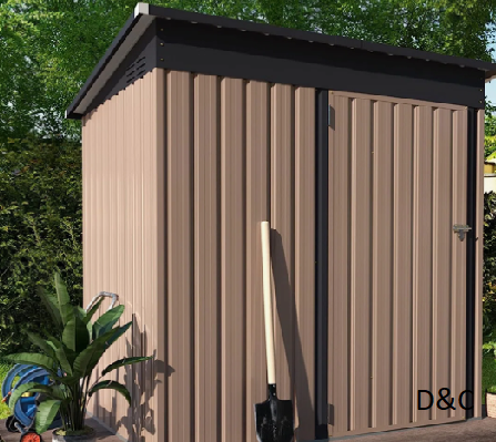 5 ft. W x 3 ft. D Metal Lean-To Storage Shed